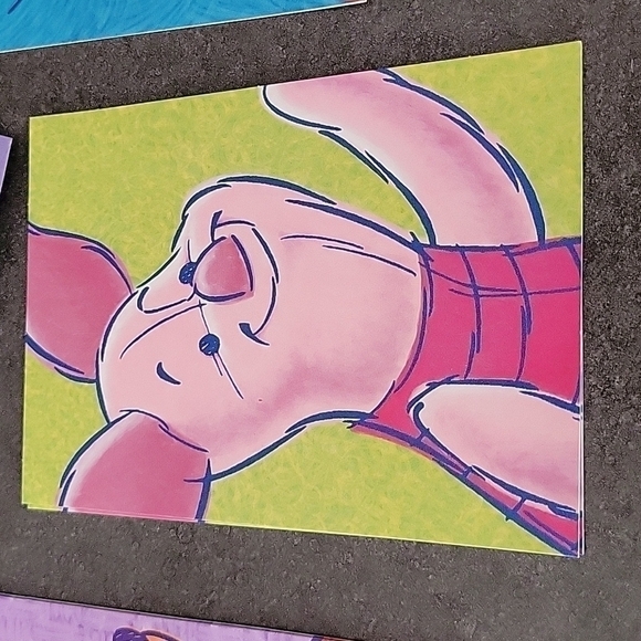 Hallmark, Pack Of (5) Disney Winnie The Pooh & Friends Cards, Blank Inside. - Picture 4 of 6